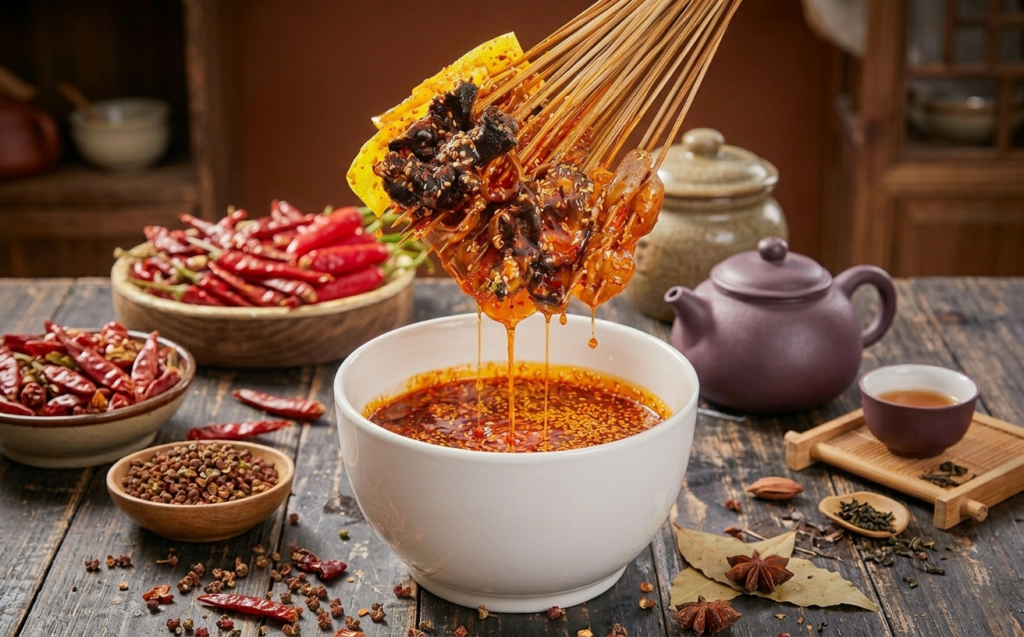 使用明特钵钵鸡料制作的钵钵鸡展示图